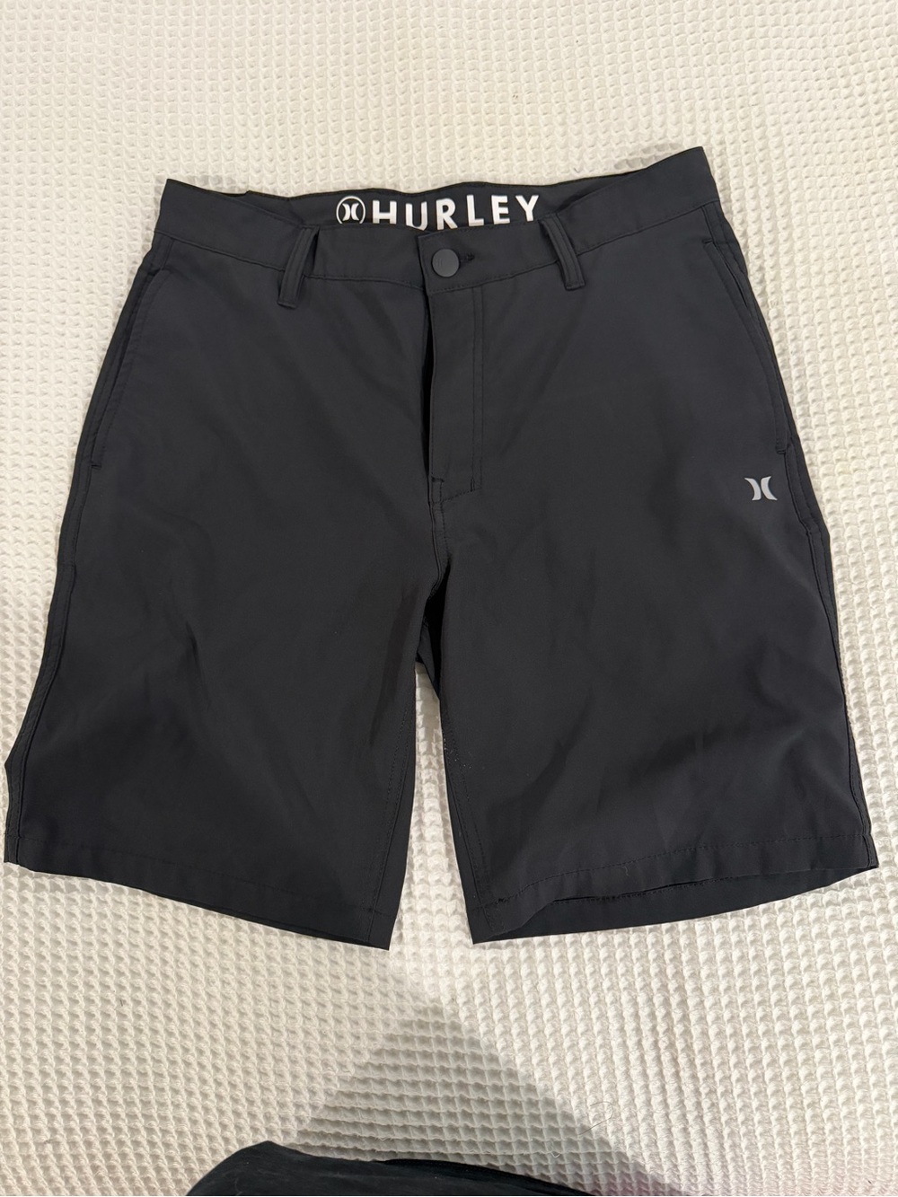 Hurley Black Hybrid Performance Shorts